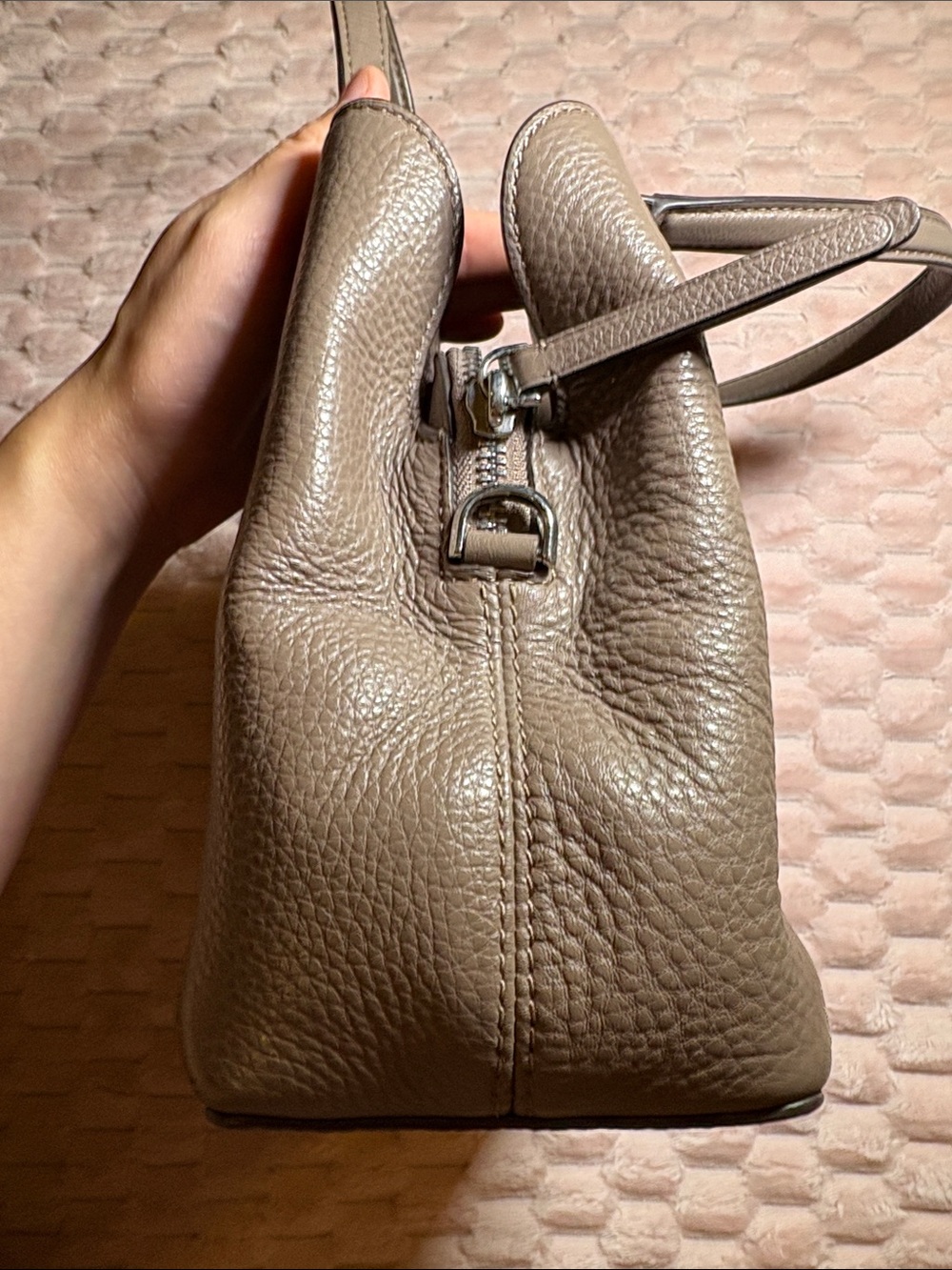 Kate Spade ♠️ Pebbled Leather Satchel - Picture 4 of 16